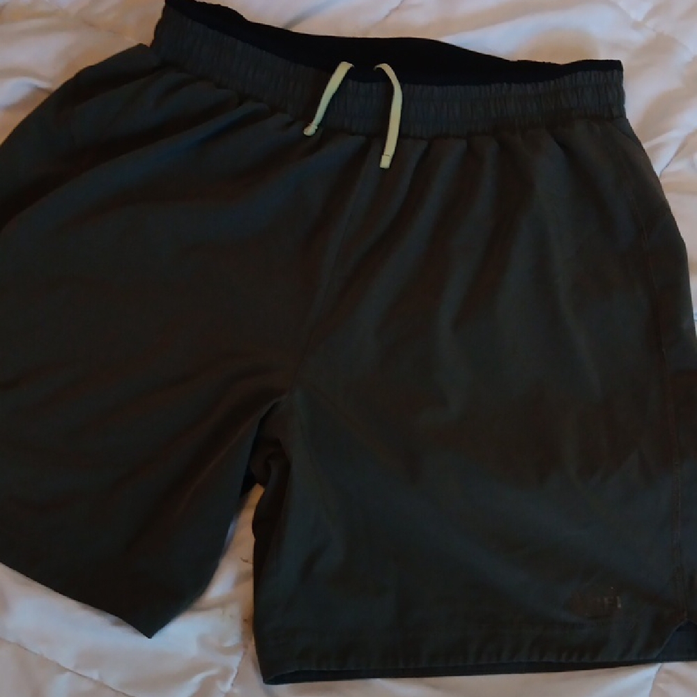 REI Olive GREEN  Athletic Shorts with Moisture-Wicking Fabric